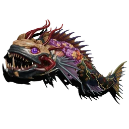 Sawfin fish render